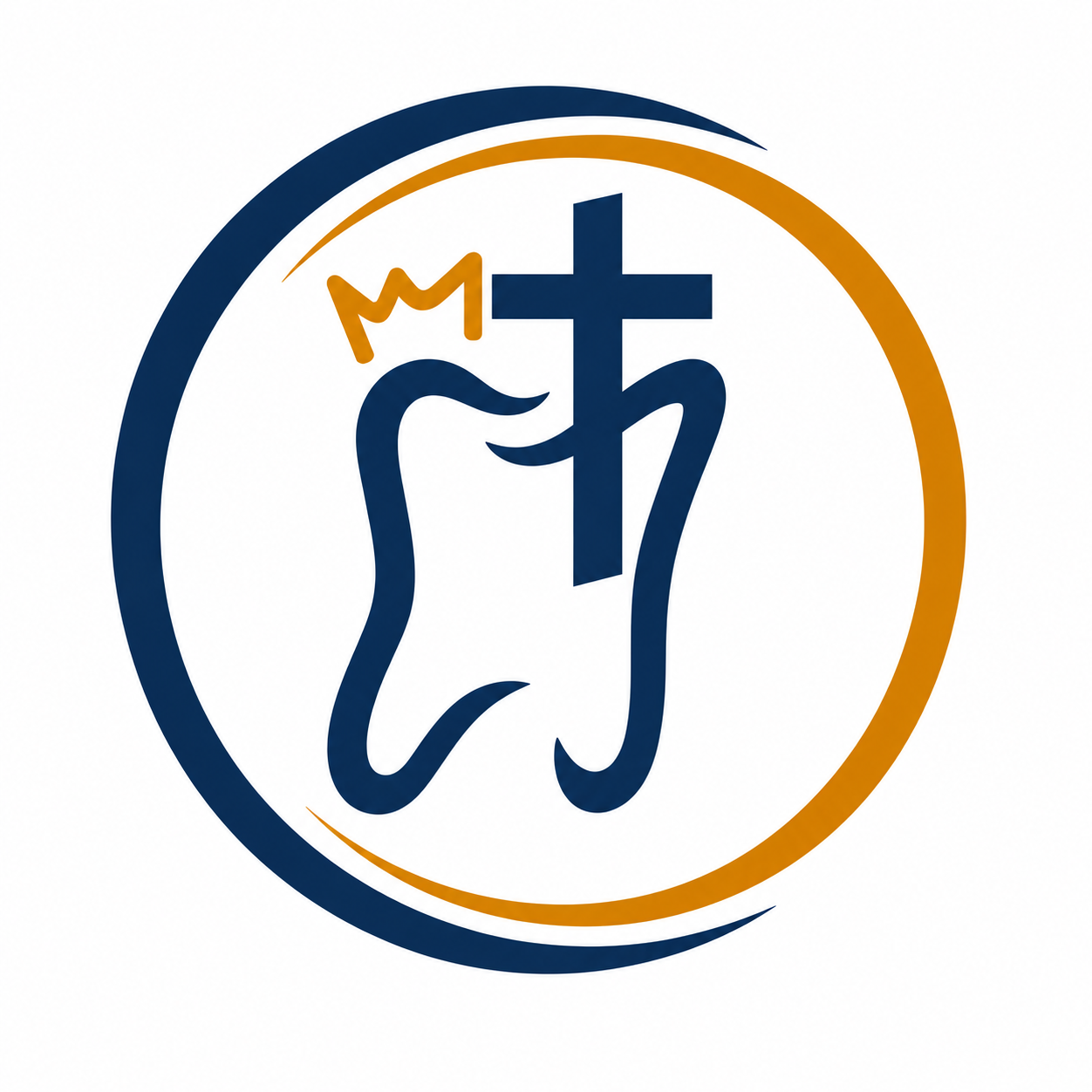 Logo cabinet dentaire christ roi - Daloa